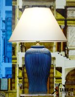 Giulia Luce Nobile blu Tischlampe h-58cm/ D-40cm OVP (UVP 503,00Euro)