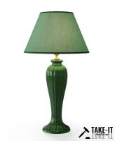 Giulia Luce Eleganza verde Tischlampe h-53cm/D-30cm OVP (UVP 449,00Euro)