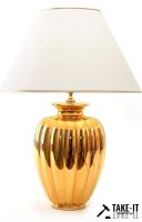 Giulia Luce Keramik Lampe GL7823 ORO LuCIDO d-30cm H-43cm