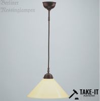 Berliner Messinglampe Antike Schnurpendelleuchte PS60-70