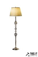 Il Paralume Marina ELEGANTE KRISTALL  Muranoglas Antikgold H-193cm (UVP 4100,00 Euro)